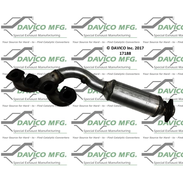 Davico Exhaust Manifold with Integrated Catalytic Converter 17188