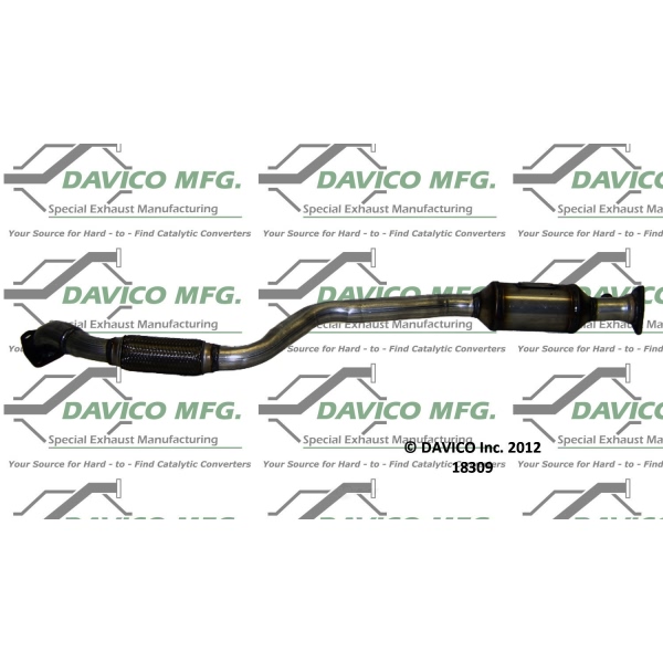 Davico Direct Fit Catalytic Converter and Pipe Assembly 18309