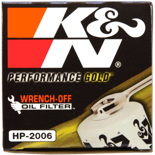 K&N Performance Gold™ Wrench-Off Oil Filter HP-2006