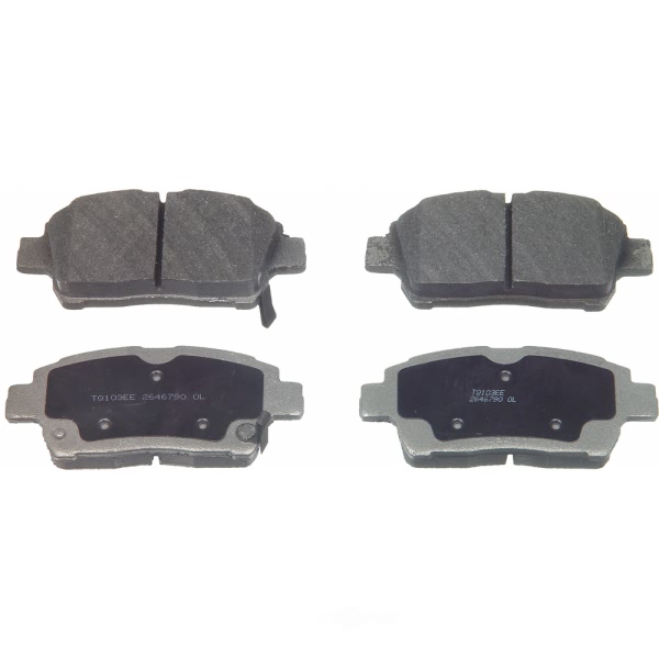 Wagner Thermoquiet Semi Metallic Front Disc Brake Pads MX822