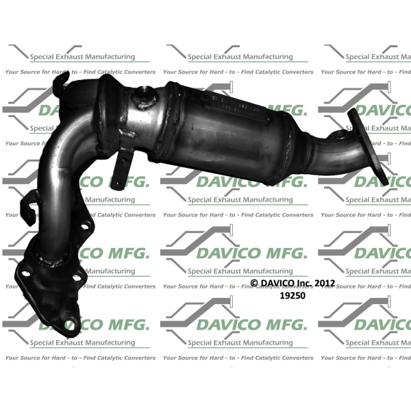 Davico Exhaust Manifold with Integrated Catalytic Converter 19250