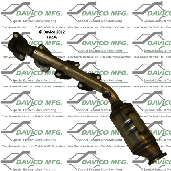 Davico Exhaust Manifold with Integrated Catalytic Converter 18236