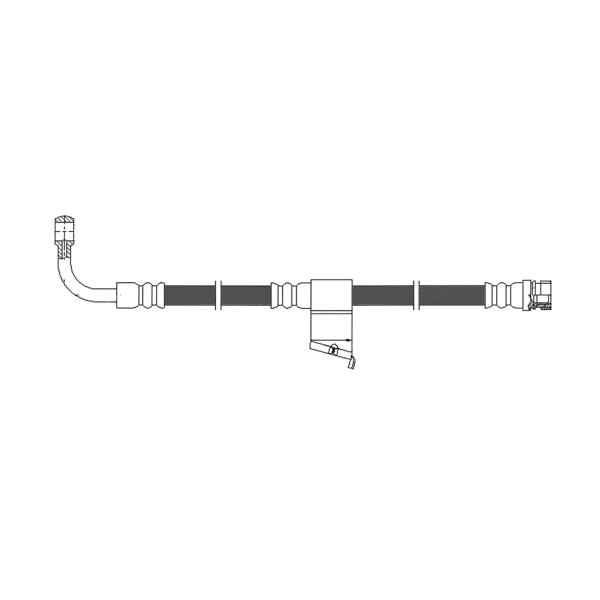 Centric Front Driver Side Brake Hose 150.51084