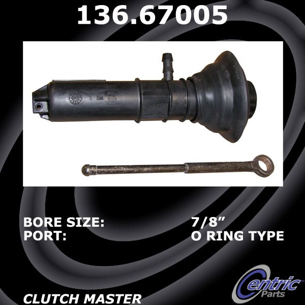 Centric Premium Clutch Master Cylinder 136.67005