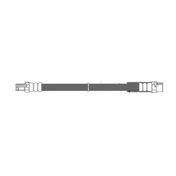 Centric Rear Lower Brake Hose 150.33337