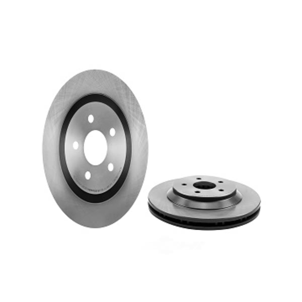 brembo UV Coated Series Vented Rear Brake Rotor 09.B608.11