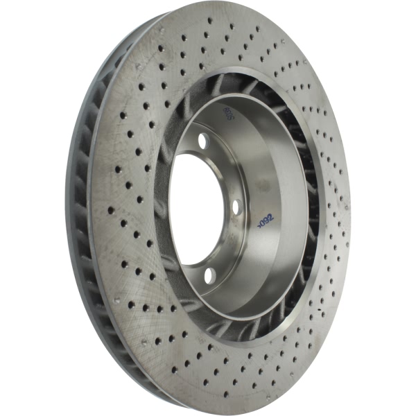 Centric SportStop Drilled 1-Piece Rear Passenger Side Brake Rotor 128.37091