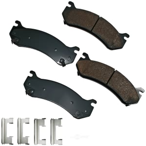 Akebono Performance™ Ultra-Premium Ceramic Front Brake Pads for Hummer H2 - ASP785A