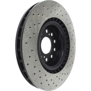Centric SportStop Drilled 1-Piece Front Brake Rotor for 2019 Honda Civic - 128.40098