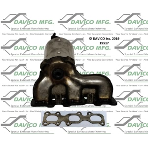 Davico Exhaust Manifold with Integrated Catalytic Converter for 2018 Ford Edge - 19517