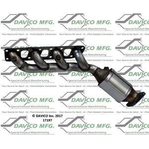 Davico Exhaust Manifold with Integrated Catalytic Converter for Infiniti M45 - 17197