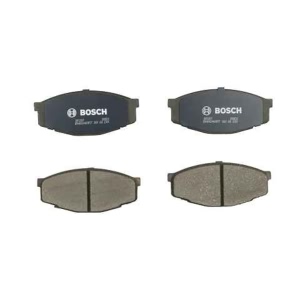 Bosch QuietCast™ Premium Organic Front Disc Brake Pads for 1989 Toyota Pickup - BP207