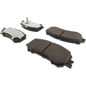 Centric Posi Quiet™ Ceramic Front Disc Brake Pads for 2014 Nissan Rogue Select - 105.17370