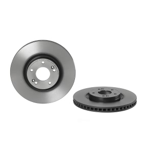 brembo UV Coated Series Vented Front Brake Rotor for 2016 Kia Cadenza - 09.C245.11