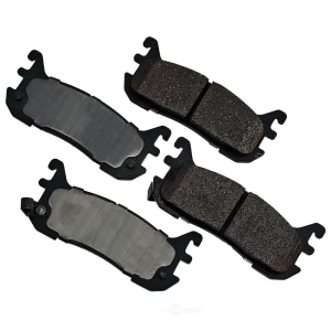 Akebono Pro-ACT™ Ultra-Premium Ceramic Rear Disc Brake Pads for 1998 Ford Escort - ACT636