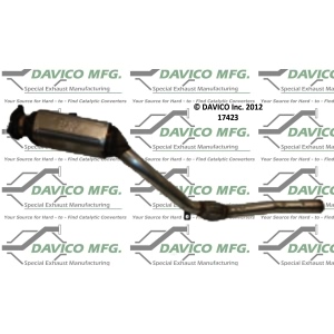 Davico Direct Fit Catalytic Converter and Pipe Assembly for Audi A4 Quattro - 17423