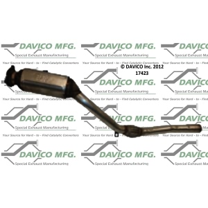 Davico Direct Fit Catalytic Converter and Pipe Assembly for 2003 Audi A4 - 17423