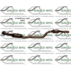 Davico Direct Fit Catalytic Converter and Pipe Assembly for Mercedes-Benz S550 - 18442