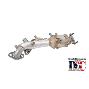 DEC Exhaust Manifold with Integrated Catalytic Converter - NIS2566D