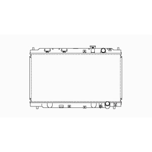 TYC Engine Coolant Radiator for 1997 Acura Integra - 2028