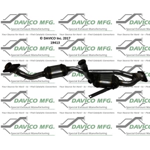 Davico Direct Fit Catalytic Converter and Pipe Assembly for 2004 Ford Freestar - 19413