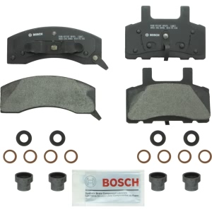 Bosch QuietCast™ Premium Organic Front Disc Brake Pads for 1996 GMC G3500 - BP370