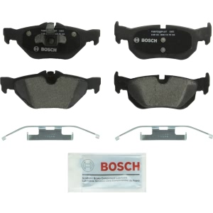 Bosch QuietCast™ Premium Organic Rear Disc Brake Pads for 2009 BMW 128i - BP1267