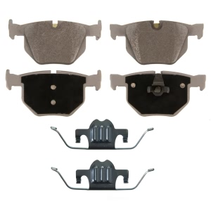 Wagner Thermoquiet Semi Metallic Rear Disc Brake Pads for 2006 BMW 525i - MX1042