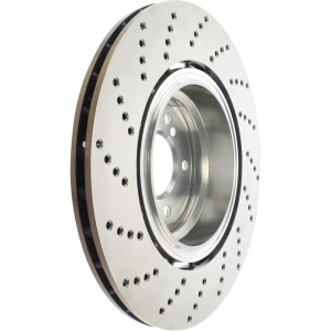 Centric SportStop Drilled 1-Piece Rear Passenger Side Brake Rotor for 2010 BMW M5 - 128.34083
