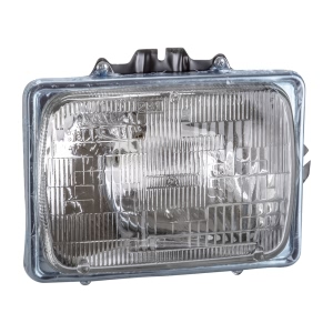 TYC Replacement 7X6 Rectangular Passenger Side Chrome Sealed Beam Headlight for 1992 Ford E-150 Econoline Club Wagon - 22-1039