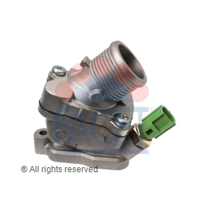 facet Engine Coolant Thermostat and Housing Assembly with Temperature Sensor for Volvo - 7.8606