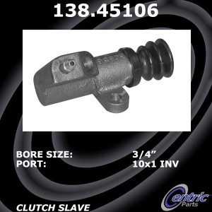 Centric Premium Clutch Slave Cylinder for 1990 Ford Probe - 138.45106