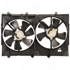 Four Seasons Dual Radiator And Condenser Fan Assembly for 2004 Mitsubishi Outlander - 76186