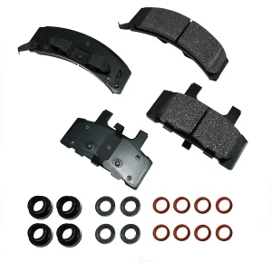 Akebono Pro-ACT™ Ultra-Premium Ceramic Front Disc Brake Pads for 2002 GMC Savana 1500 - ACT369