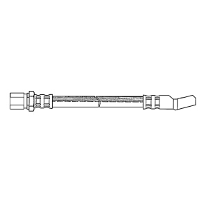 Centric Brake Hose for Fiat - 150.04303