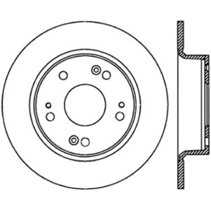 Centric Premium™ Brake Rotor for 2004 Acura TSX - 125.40055