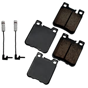 Akebono EURO™ Ultra-Premium Ceramic Rear Disc Brake Pads for 1994 Mercedes-Benz S320 - EUR603