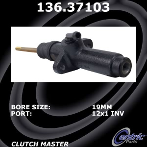 Centric Premium™ Clutch Master Cylinder for Porsche - 136.37103