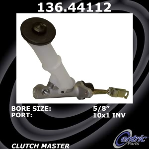 Centric Premium Clutch Master Cylinder for 1994 Toyota Celica - 136.44112