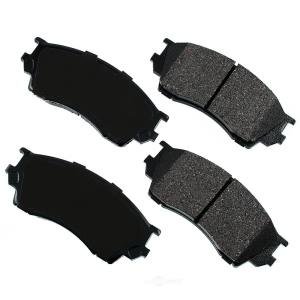 Akebono Pro-ACT™ Ultra-Premium Ceramic Front Disc Brake Pads for 2000 Mazda Millenia - ACT643