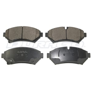 DuraGo Premium Semi Metallic Front Disc Brake Pads for 2002 Cadillac Seville - BP850AMS