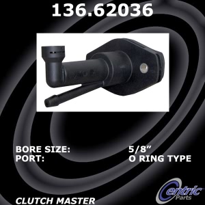 Centric Premium Clutch Master Cylinder for 2002 Oldsmobile Alero - 136.62036