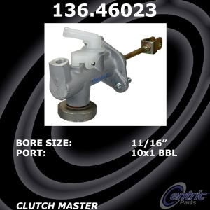 Centric Premium Clutch Master Cylinder for Mitsubishi Eclipse - 136.46023