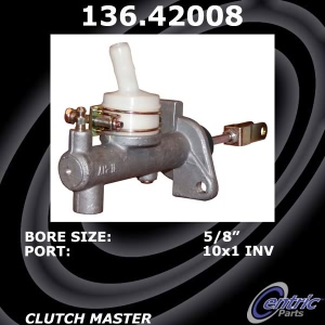 Centric Premium Clutch Master Cylinder for 1990 Nissan Axxess - 136.42008