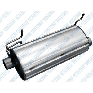 Walker Quiet Flow Stainless Steel Oval Aluminized Exhaust Muffler for 2002 Ford F-350 Super Duty - 21406