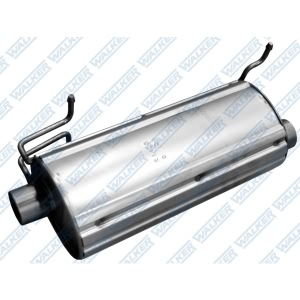 Walker Quiet Flow Stainless Steel Oval Aluminized Exhaust Muffler for 2004 Ford F-250 Super Duty - 21406