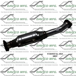 Davico Direct Fit Catalytic Converter and Pipe Assembly for 1999 Kia Sportage - 18037