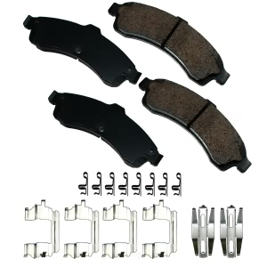 Akebono Pro-ACT™ Ultra-Premium Ceramic Front Disc Brake Pads for 2002 Oldsmobile Bravada - ACT882