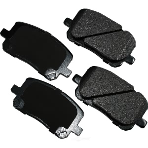 Akebono Pro-ACT™ Ultra-Premium Ceramic Front Disc Brake Pads for 2007 Toyota Matrix - ACT923