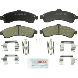 Bosch QuietCast™ Premium Ceramic Front Disc Brake Pads for 2004 GMC Envoy XUV - BC882
